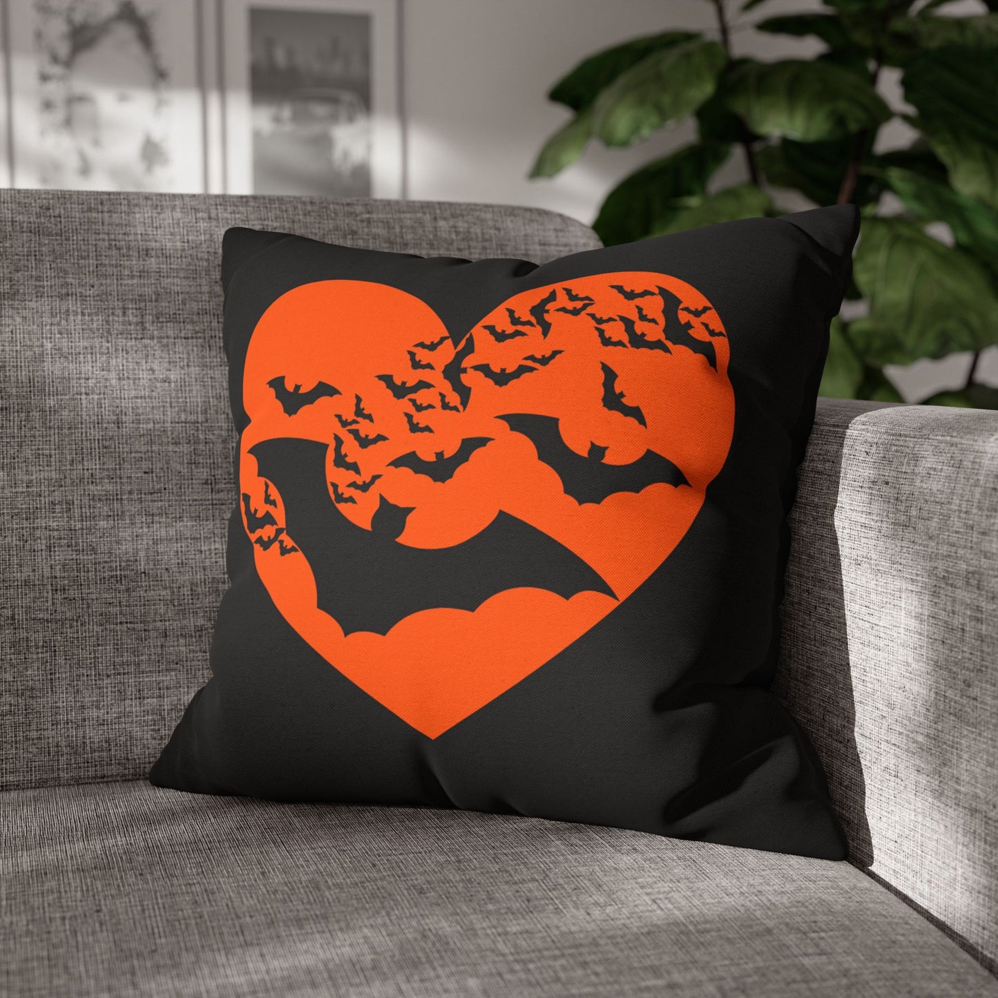 I <3 bats - Halloween Pillow Cover