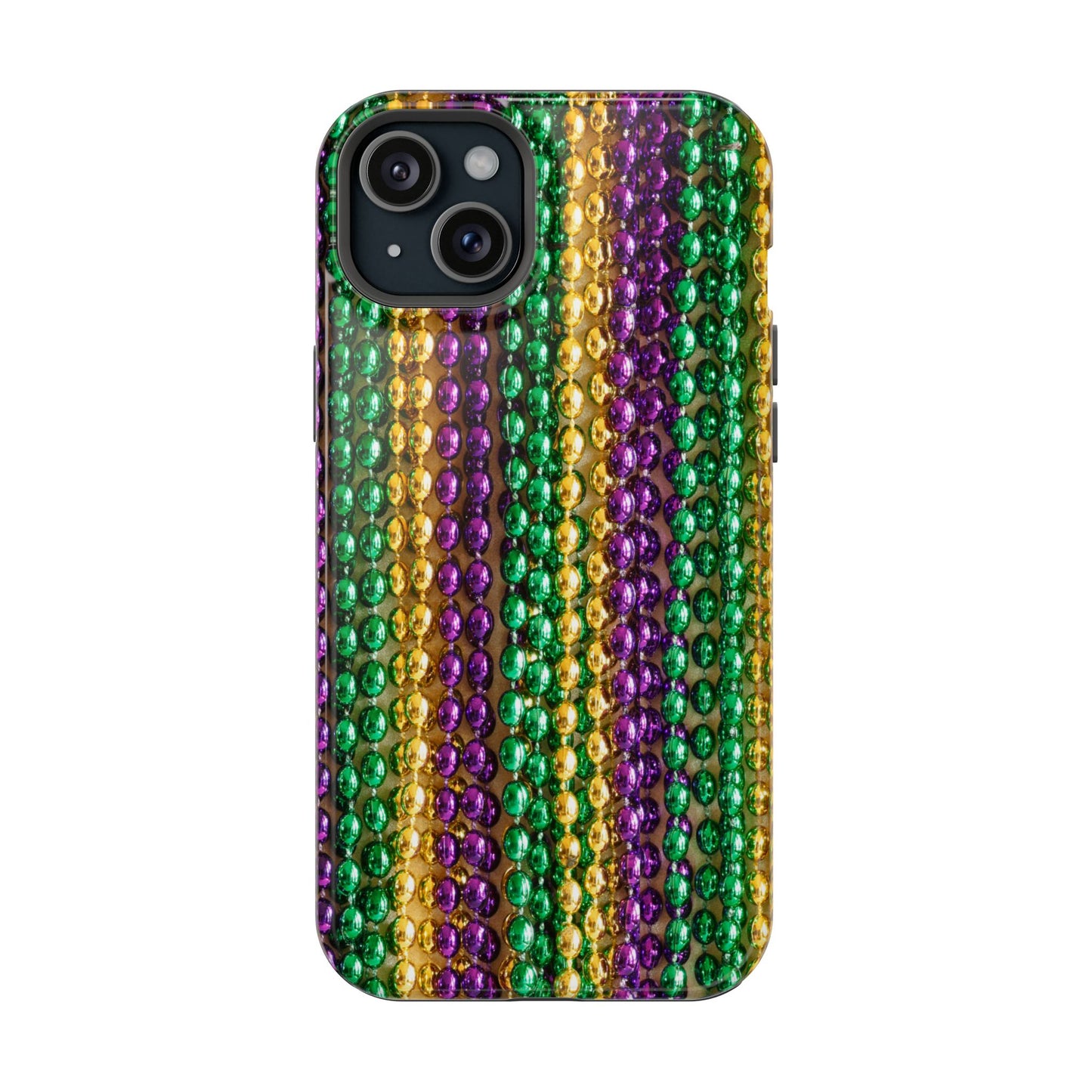 Mardi Gras Bead Print MagSafe Tough Case for iPhone