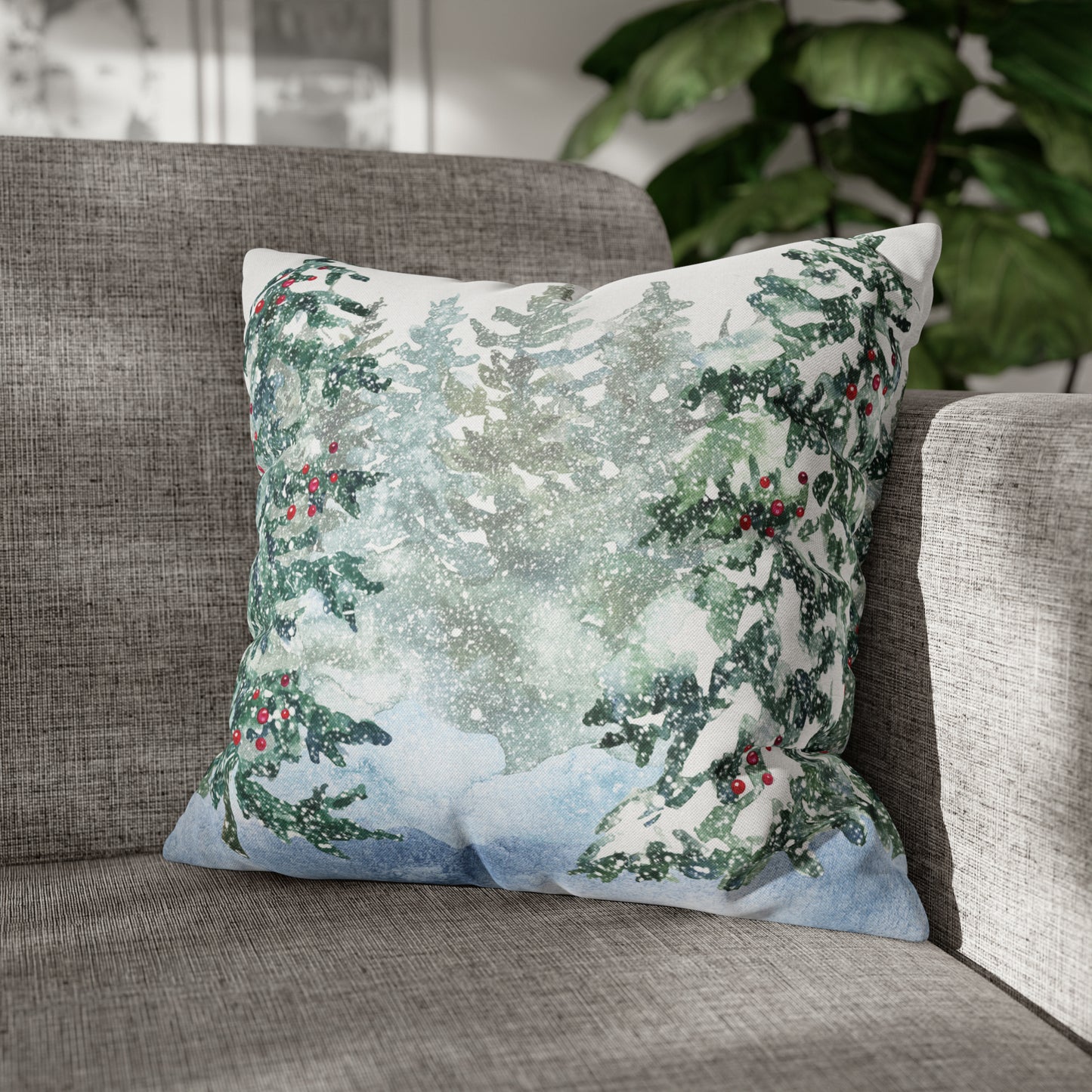 Winter Wonderland Christmas Pillow Cover
