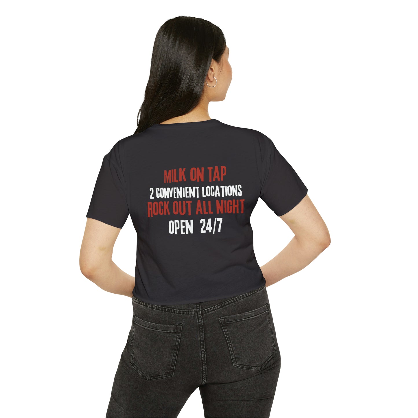 "House of Boobs" Breastfeeding Cropped Tee