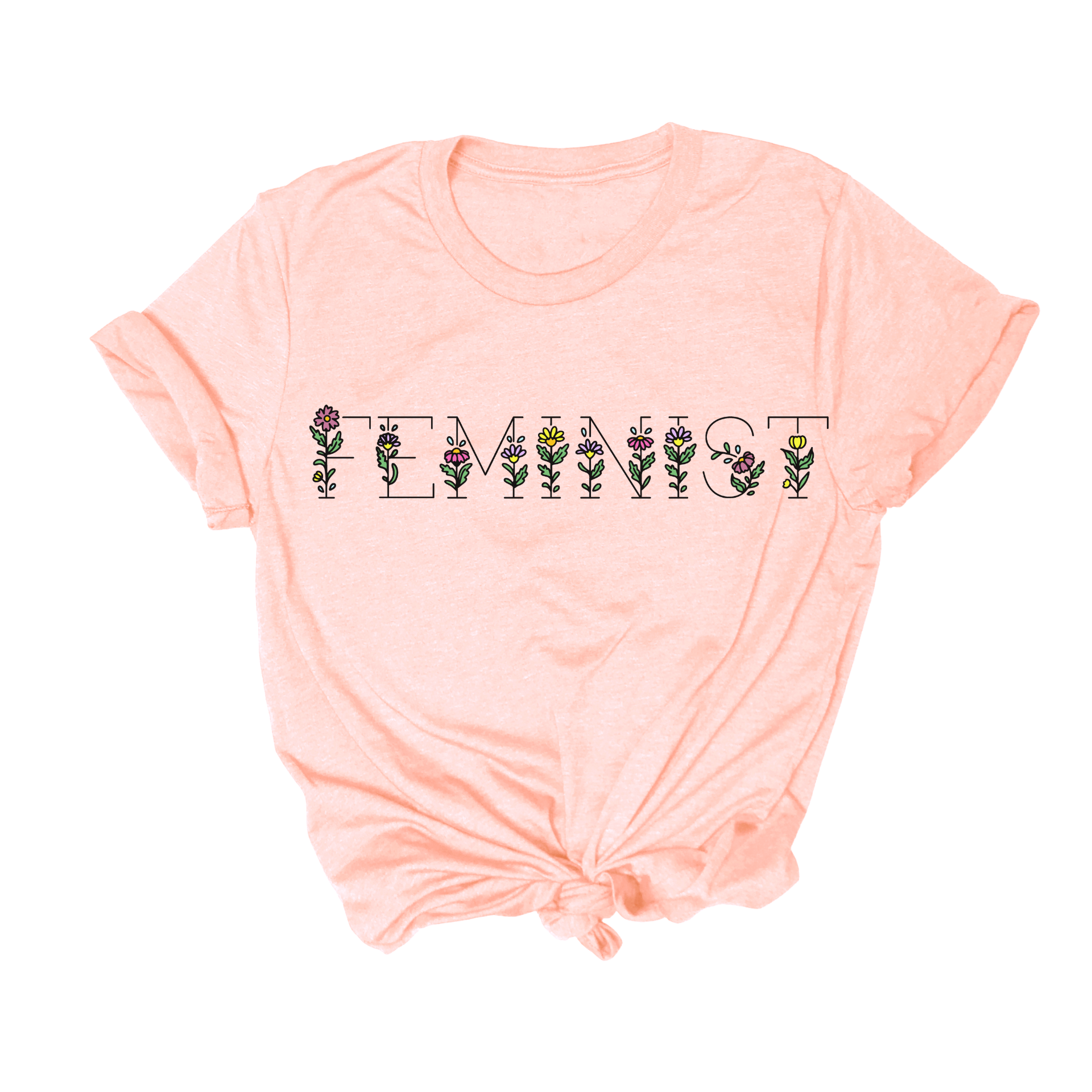 Feminist Floral Tshirt