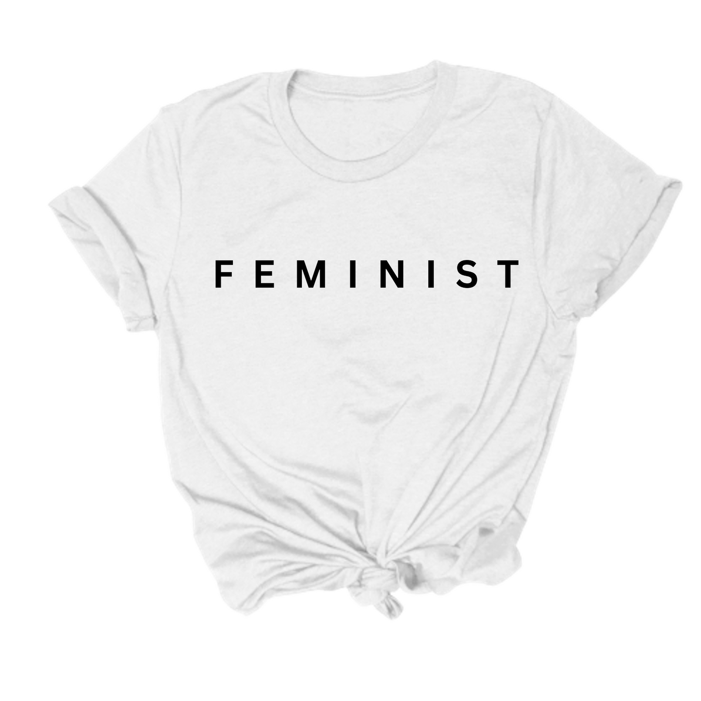 minimalist t shirt for feminists