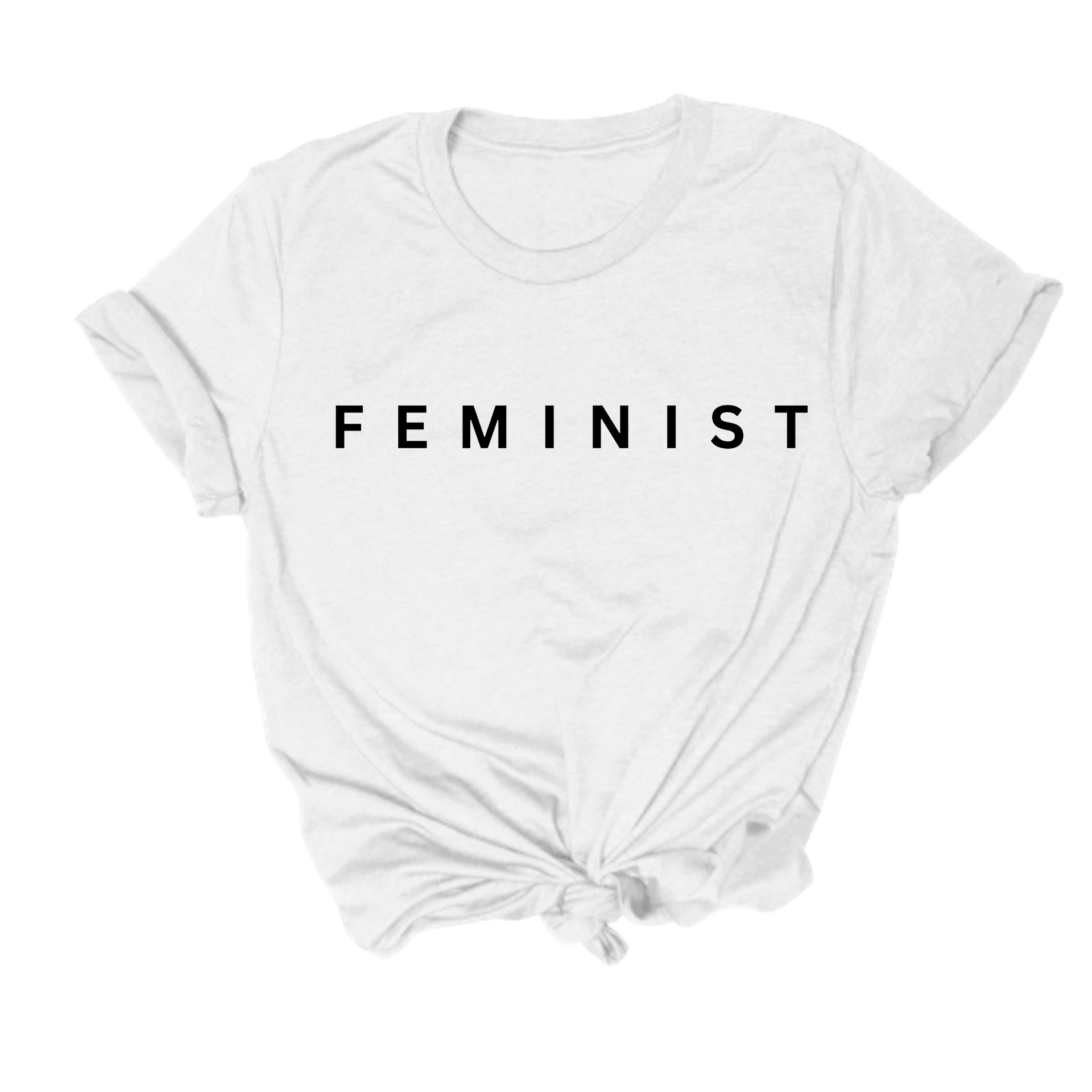 minimalist t shirt for feminists