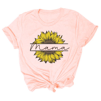 "Mama" Sunflower Tee