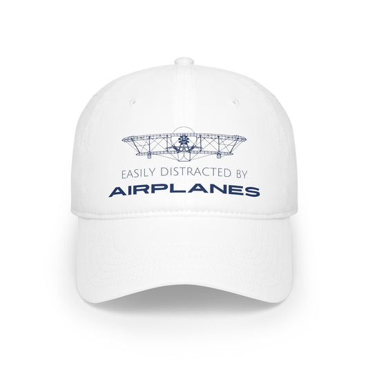 "Easily Distracted By Airplanes" Aviation Hat