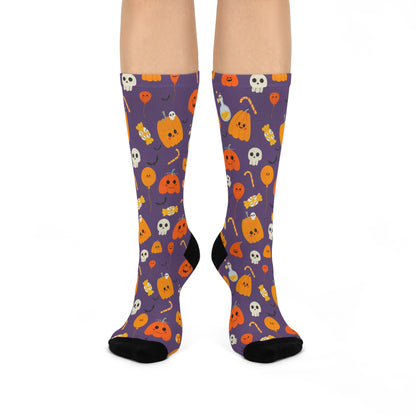 Peace, Love, & Pumpkins - Premium Unisex Crew Socks