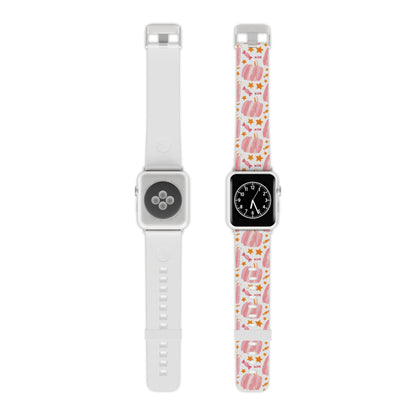 Pink Pumpkin Apple Watch Band