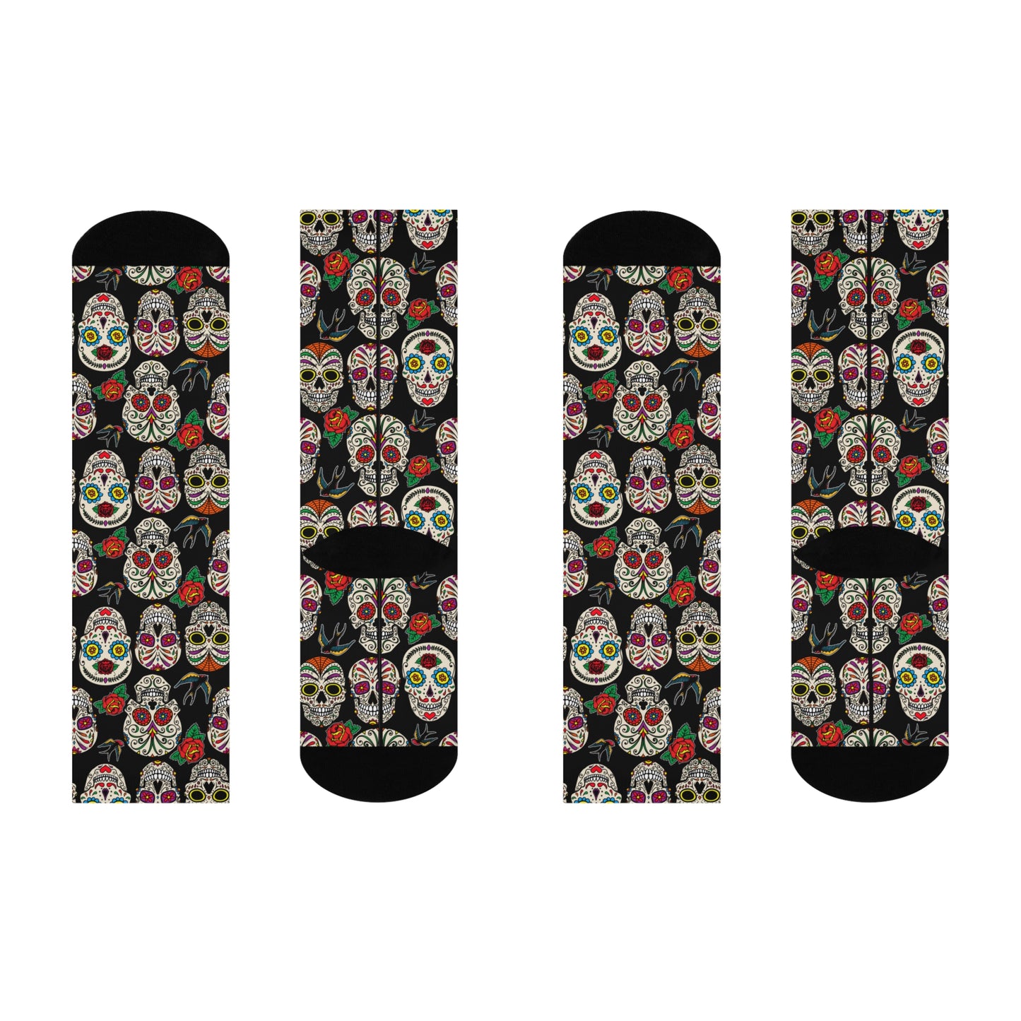 Sugar Skullz - Premium Unisex Crew Socks