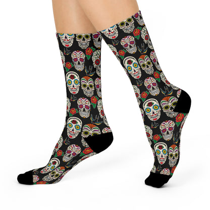 Sugar Skullz - Premium Unisex Crew Socks