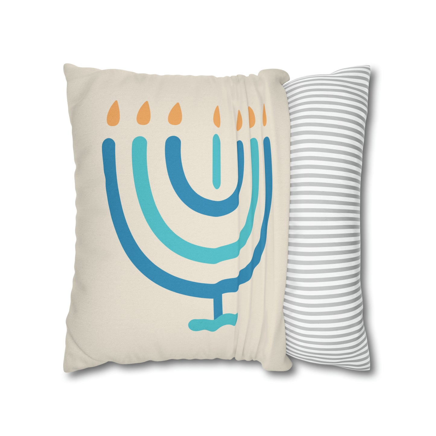 Menorah Hanukkah Pillow Cover