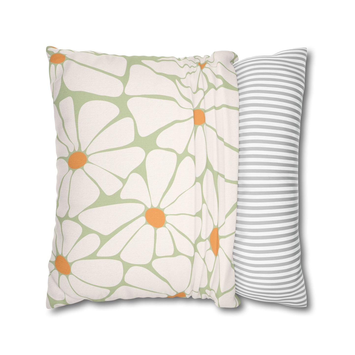 Daisy Dreams Pillow Cover - Sage