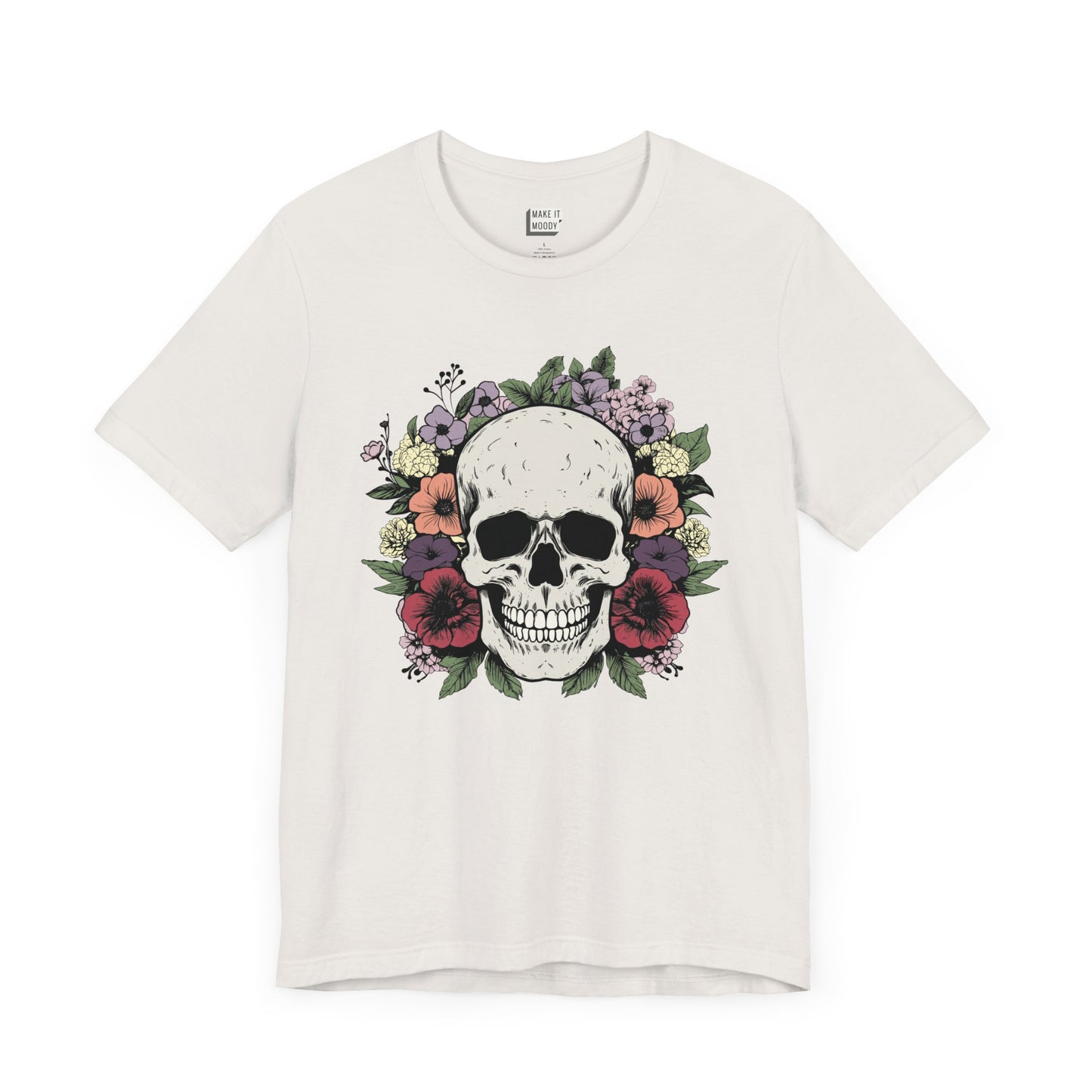 Flower Skull Halloween Tee