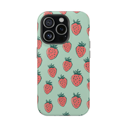 Strawberry Summer - MagSafe Tough iPhone Case