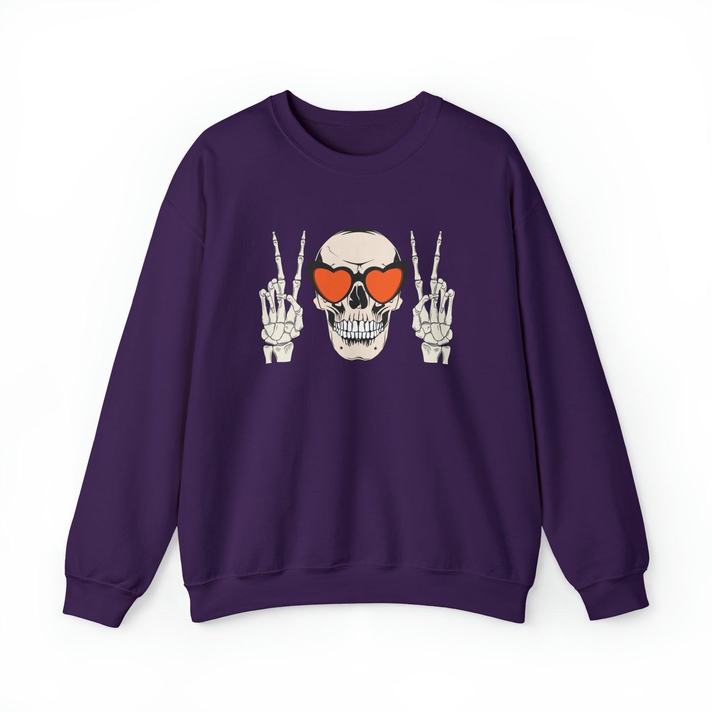 Skeleton Sunglasses Halloween Sweatshirt