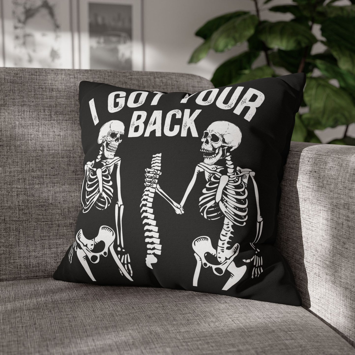 "I Got Your Back" - Halloween Pillow Cover