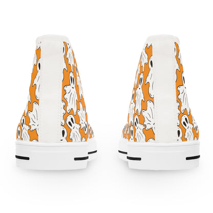 Adorable Apparitions - Women's High Top Halloween Sneakers