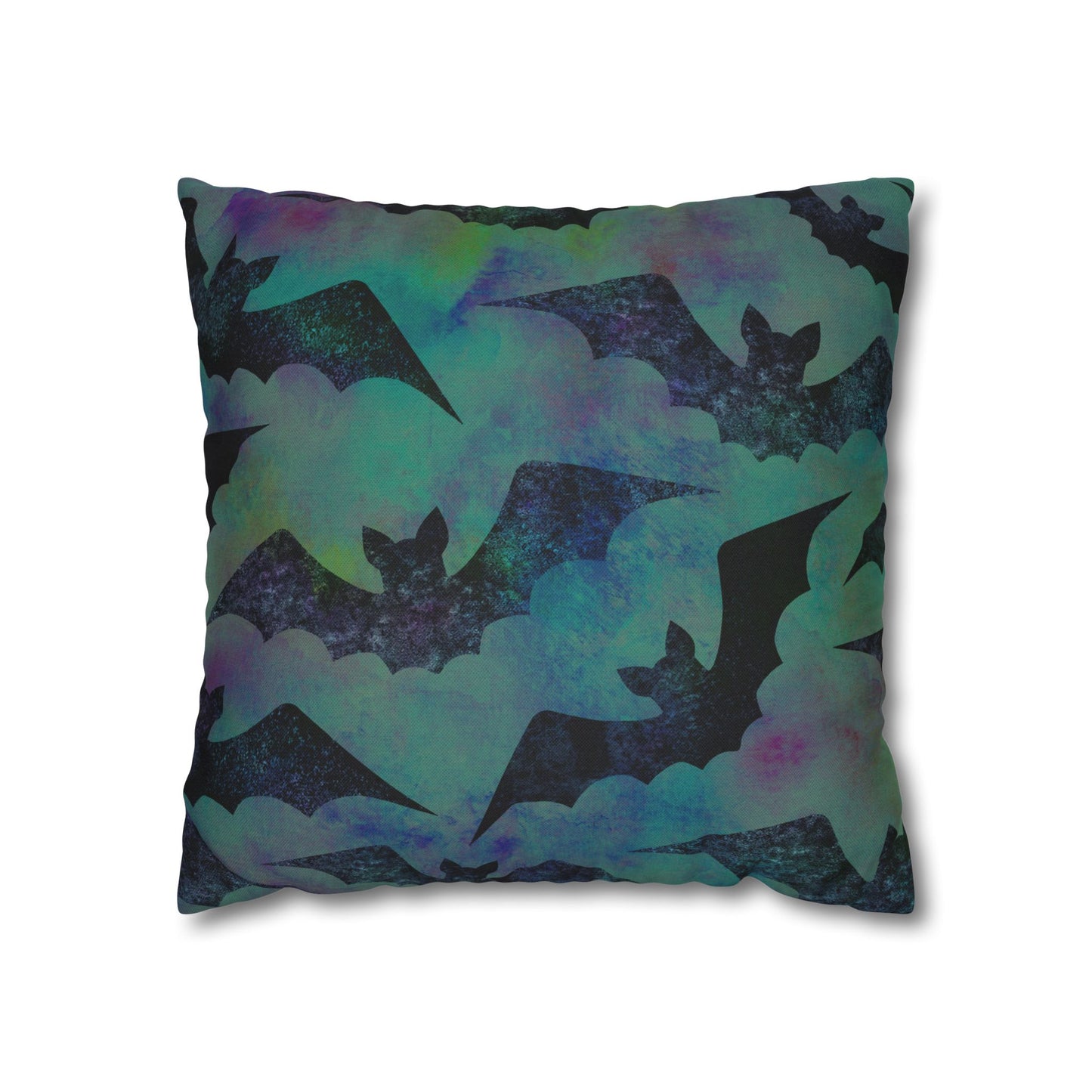 Watercolor Bats - Halloween Pillow Cover