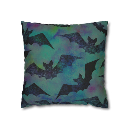 Watercolor Bats - Halloween Pillow Cover