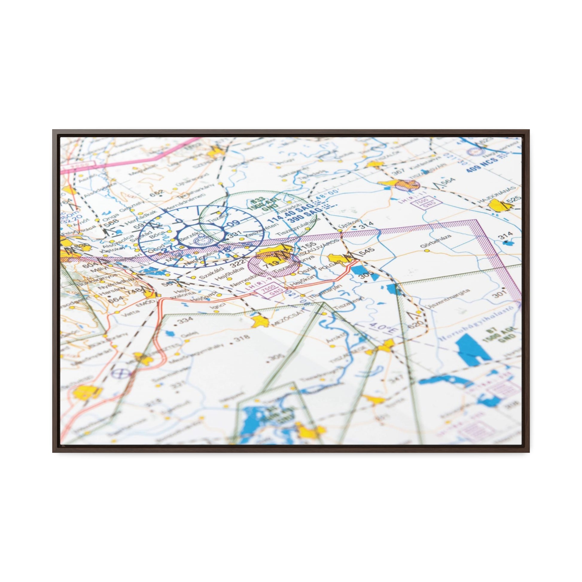 aviation gift, aviation chart wall art 5