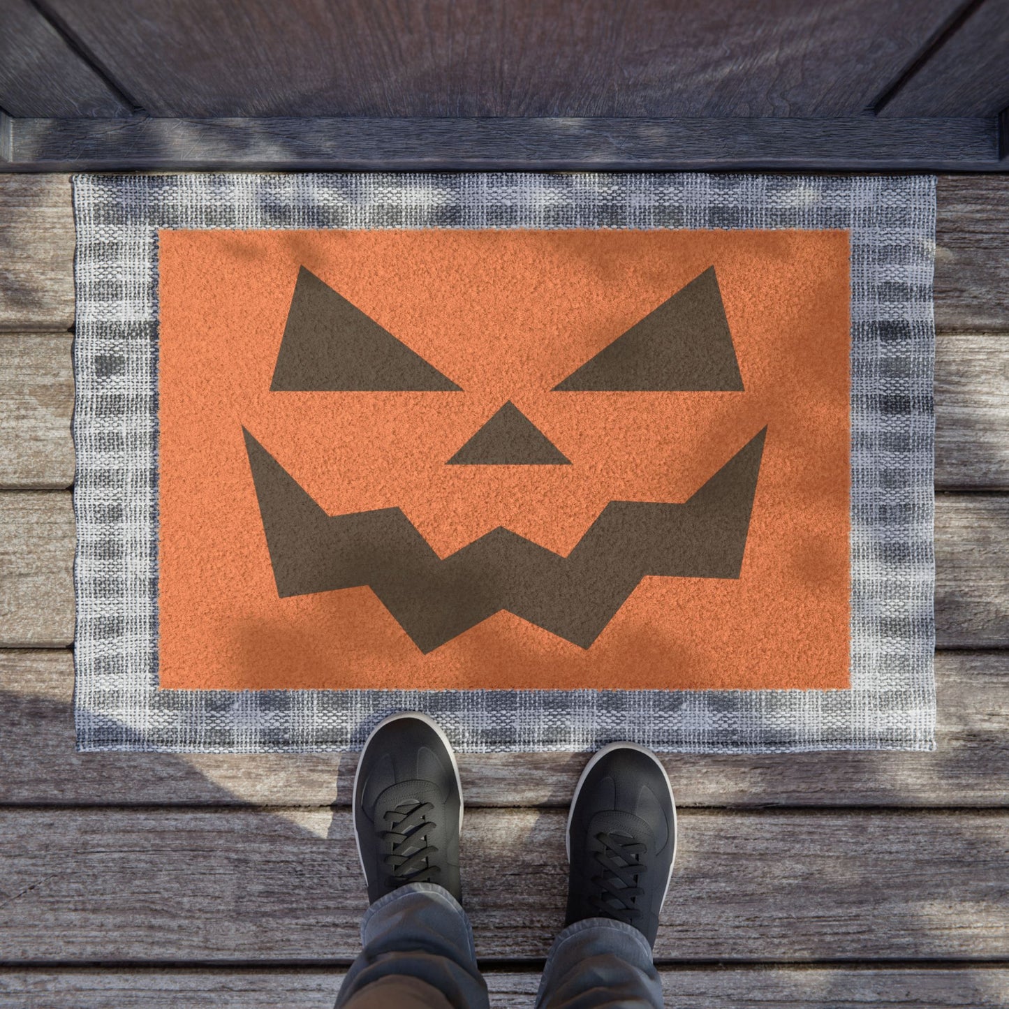 Jack-O-Lantern Halloween Doormat