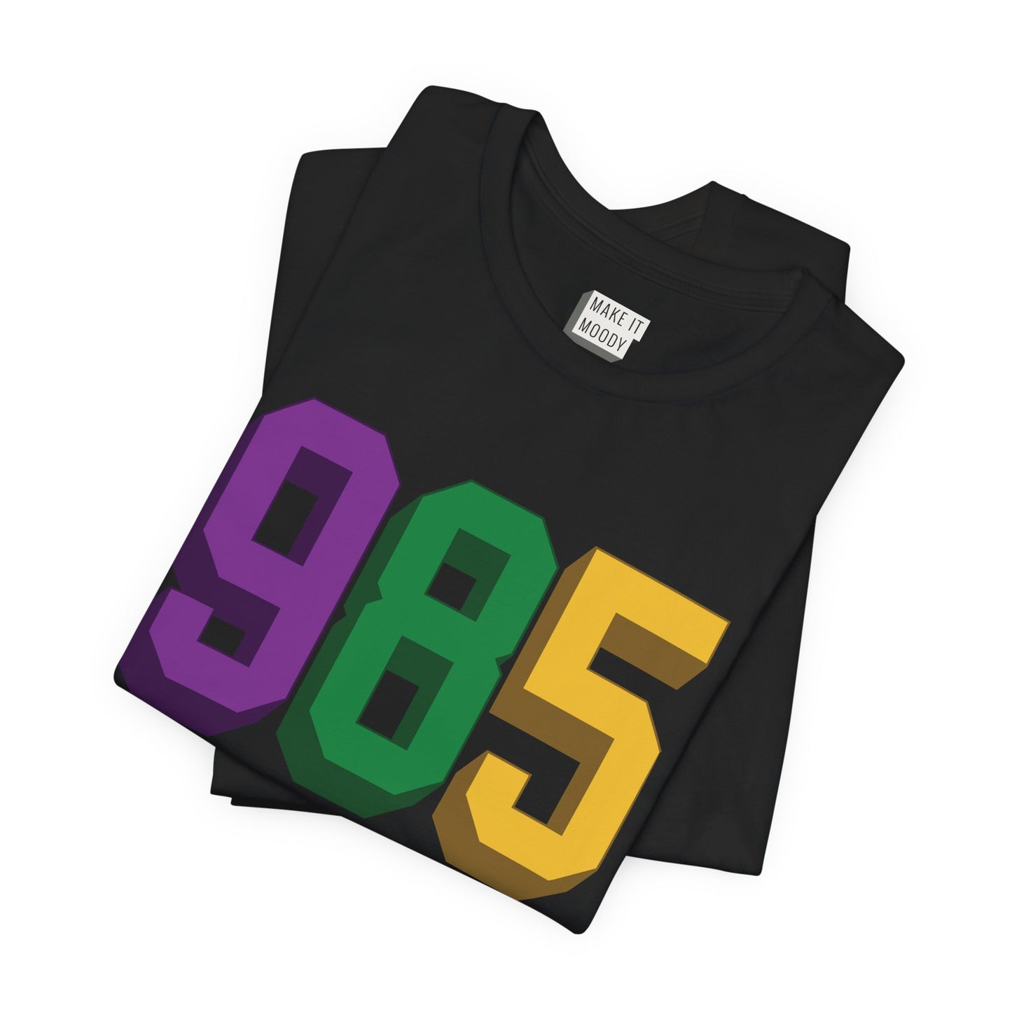 985 Area Code Mardi Gras Tee