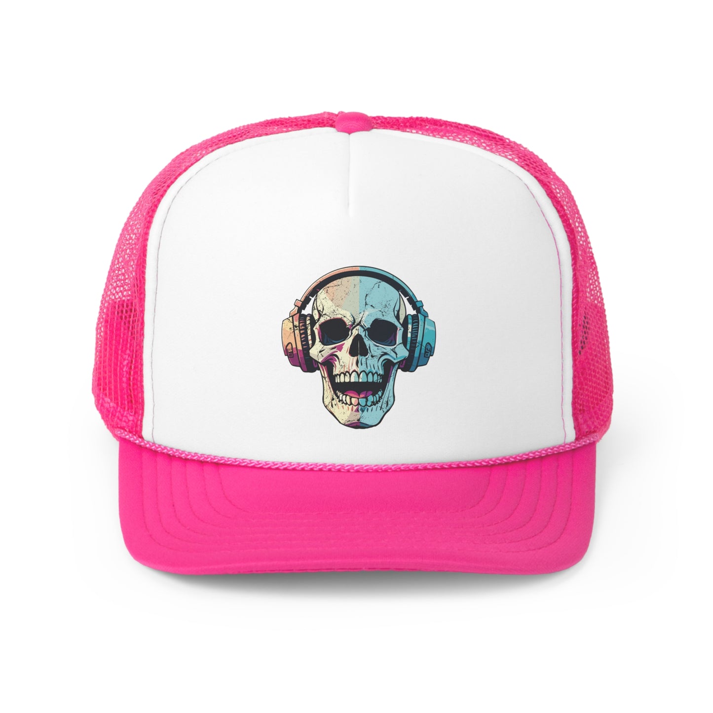 Audio Skeleton Halloween Trucker Hat