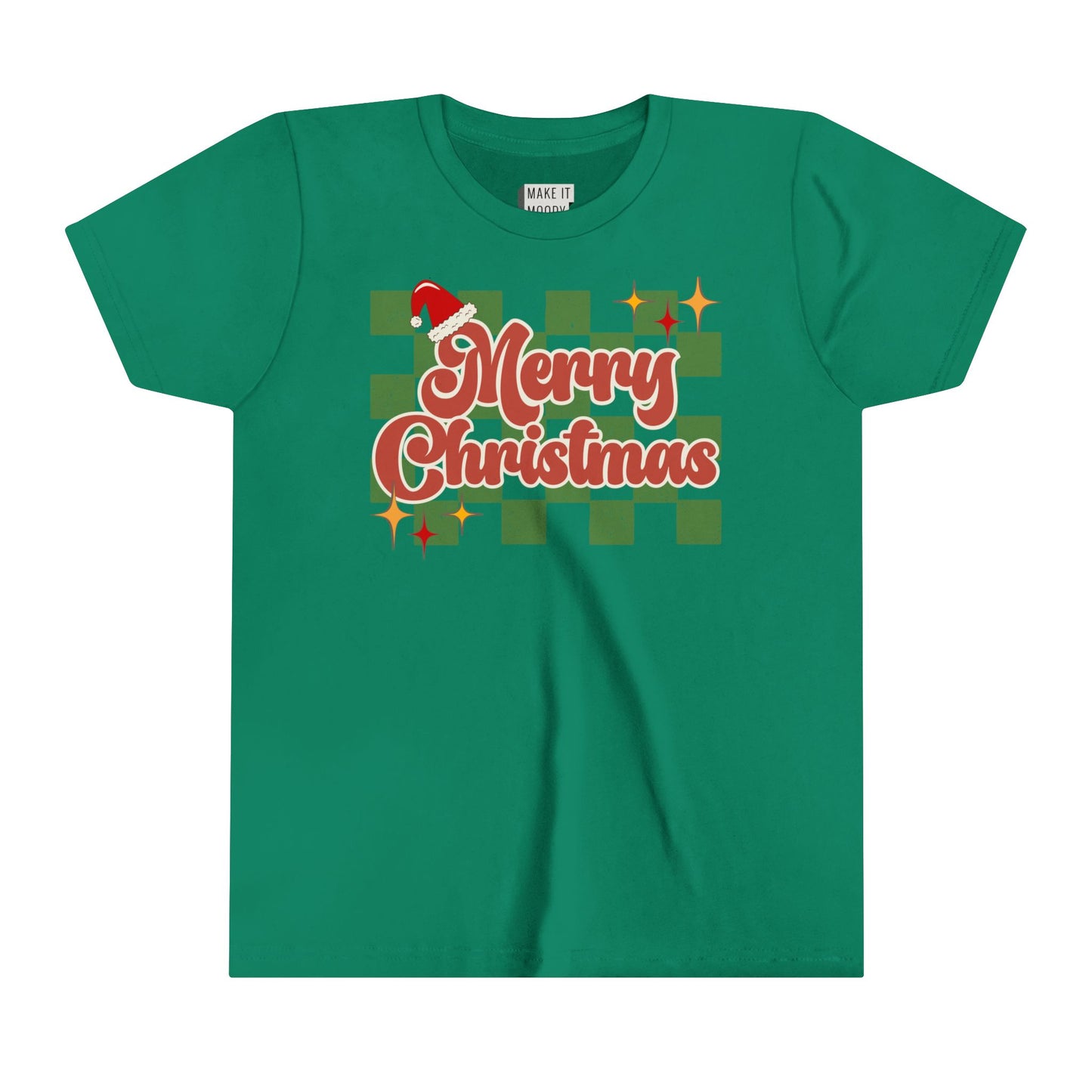 Vintage Style "Merry Christmas" - Youth Christmas T-Shirt