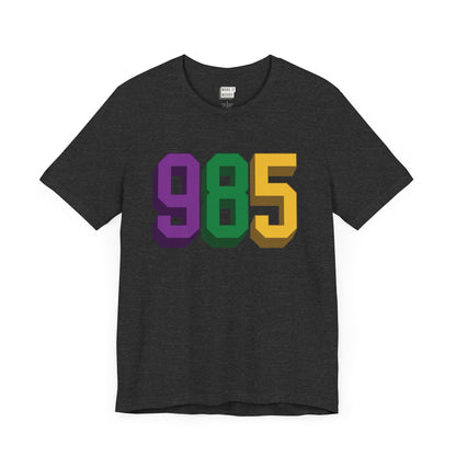 985 Area Code Mardi Gras Tee