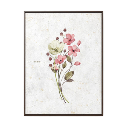 Floral Bunch Gallery Wrapped Canvas, Vertical Frame