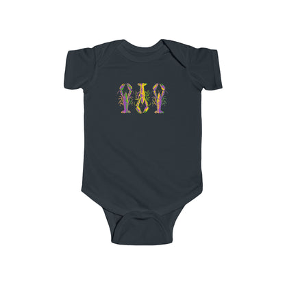 Crawfish Mardi Gras Infant Jersey Bodysuit