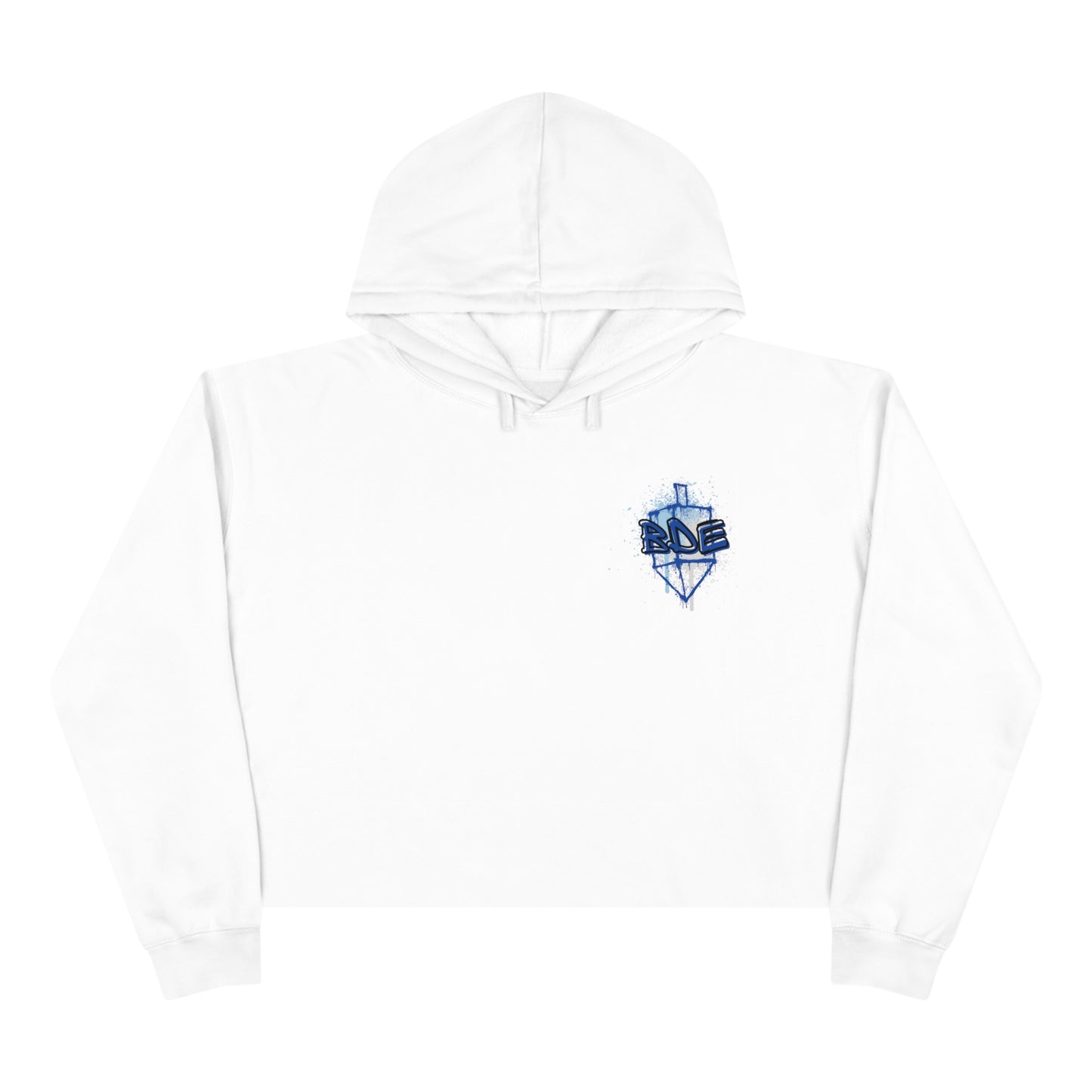 "Big Dreidel Energy" Cropped Hanukkah Hoodie