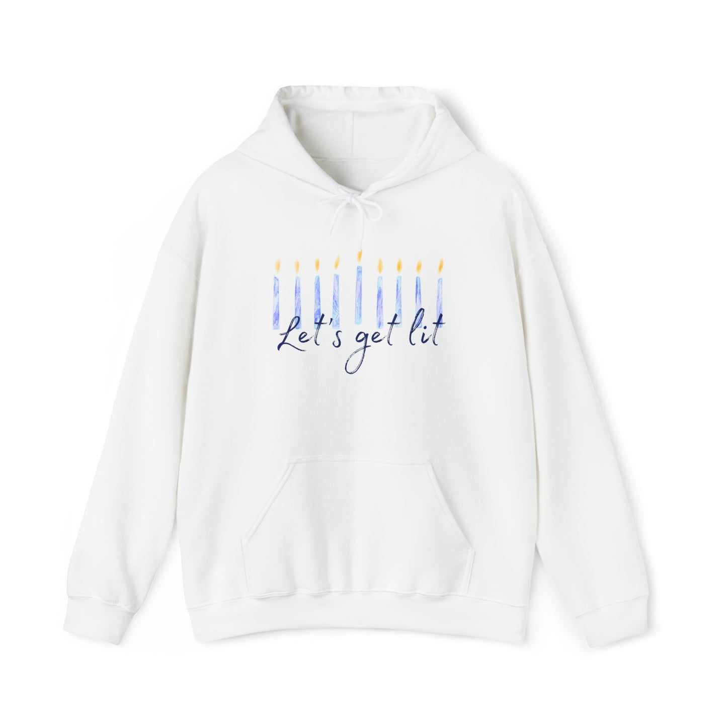 "Let's Get Lit" Hanukkah Hoodie