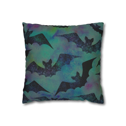 Watercolor Bats - Halloween Pillow Cover