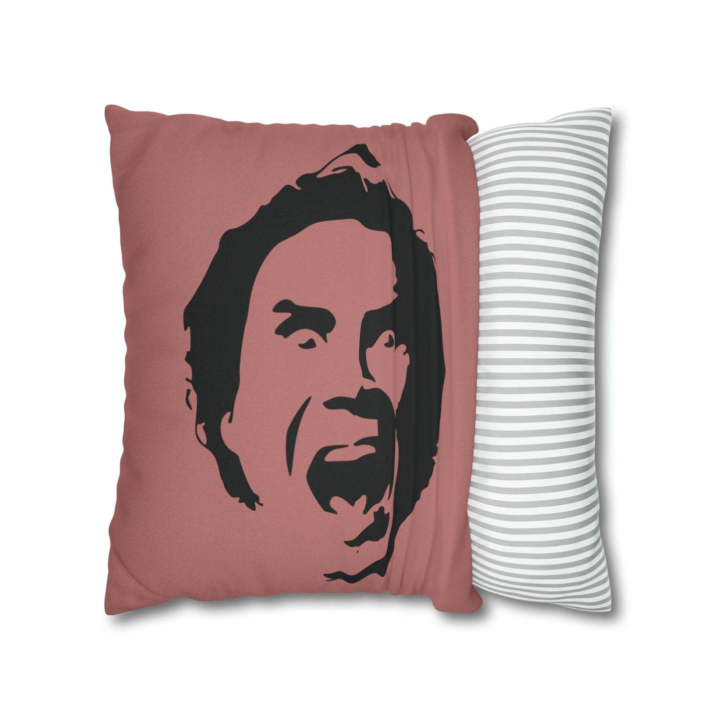 Will Ferrell Elf Christmas Pillow Cover, Light Mauve