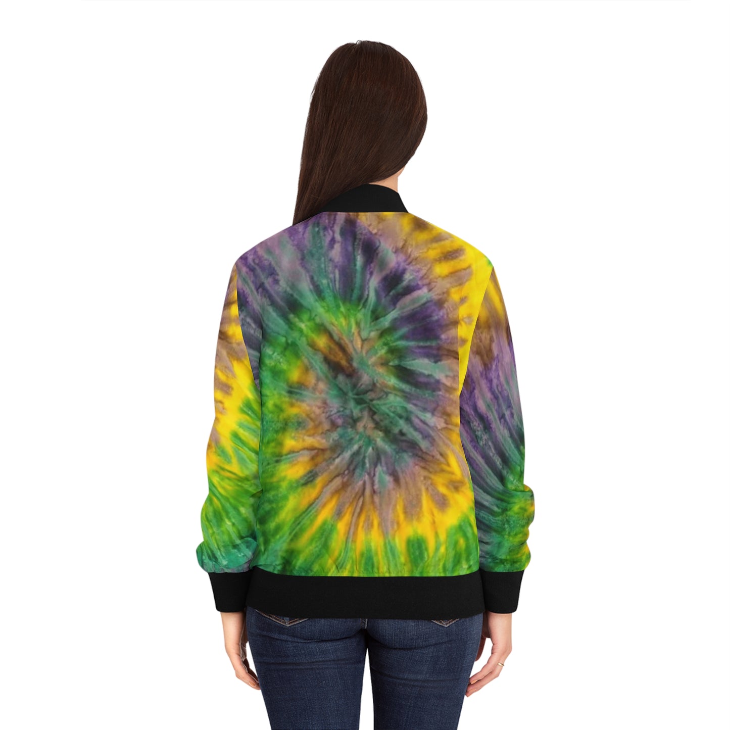 Mardi Gras Bomber Jacket for Women