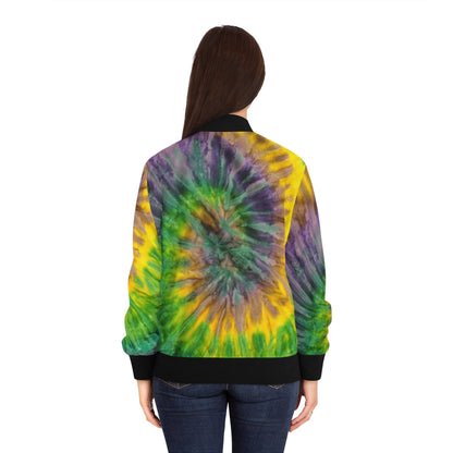 Mardi Gras Bomber Jacket for Women