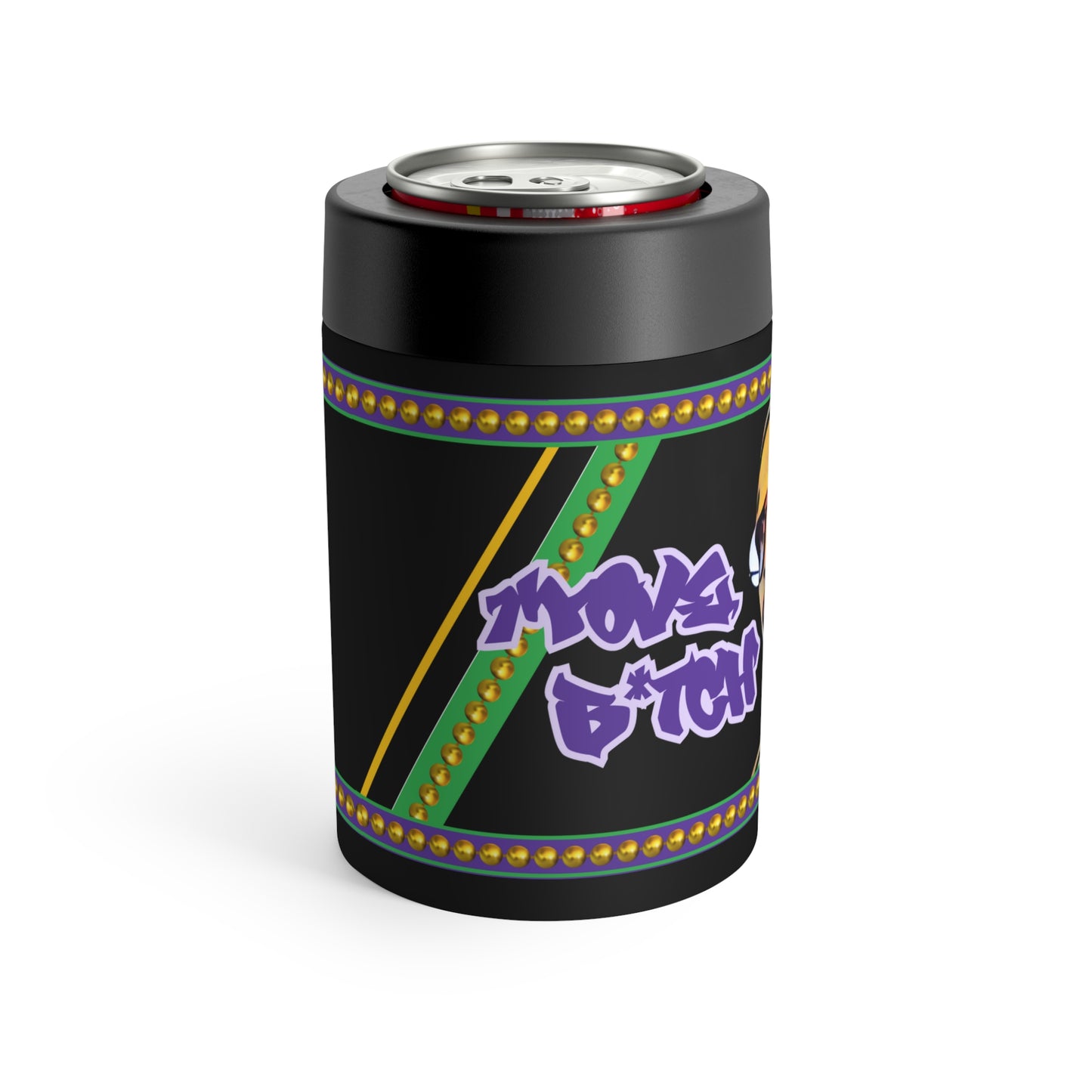 "Move B*tch" Ludacris Mardi Gras Can Cooler