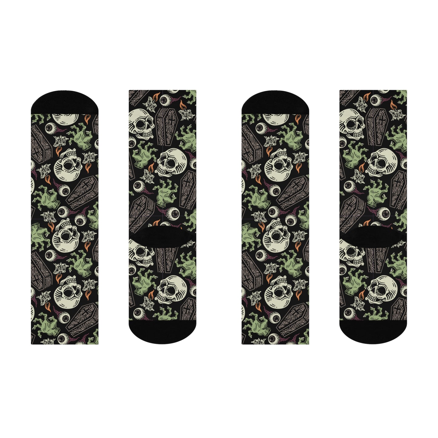 Sinister Skulls - Premium Unisex Crew Socks