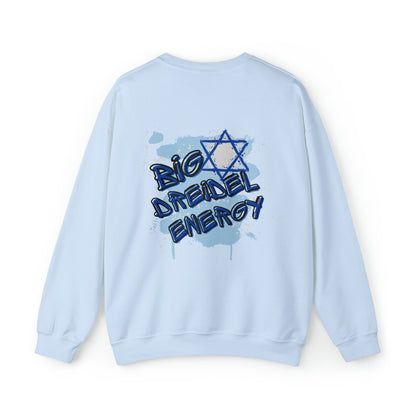 "Big Dreidel Energy" Hanukkah Crewneck Sweatshirt