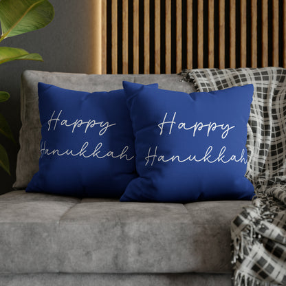 "Happy Hanukkah" Pillow Cover