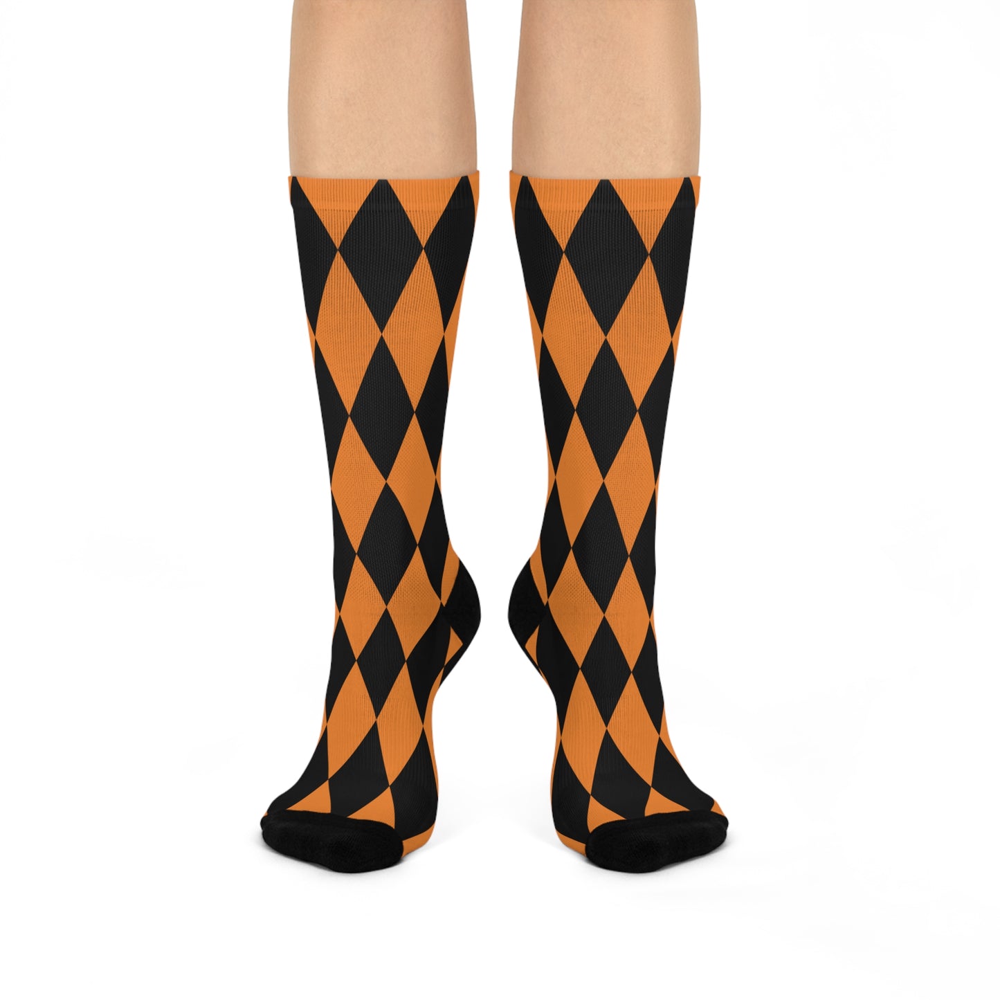 Halloween Argyle - Premium Unisex Crew Socks