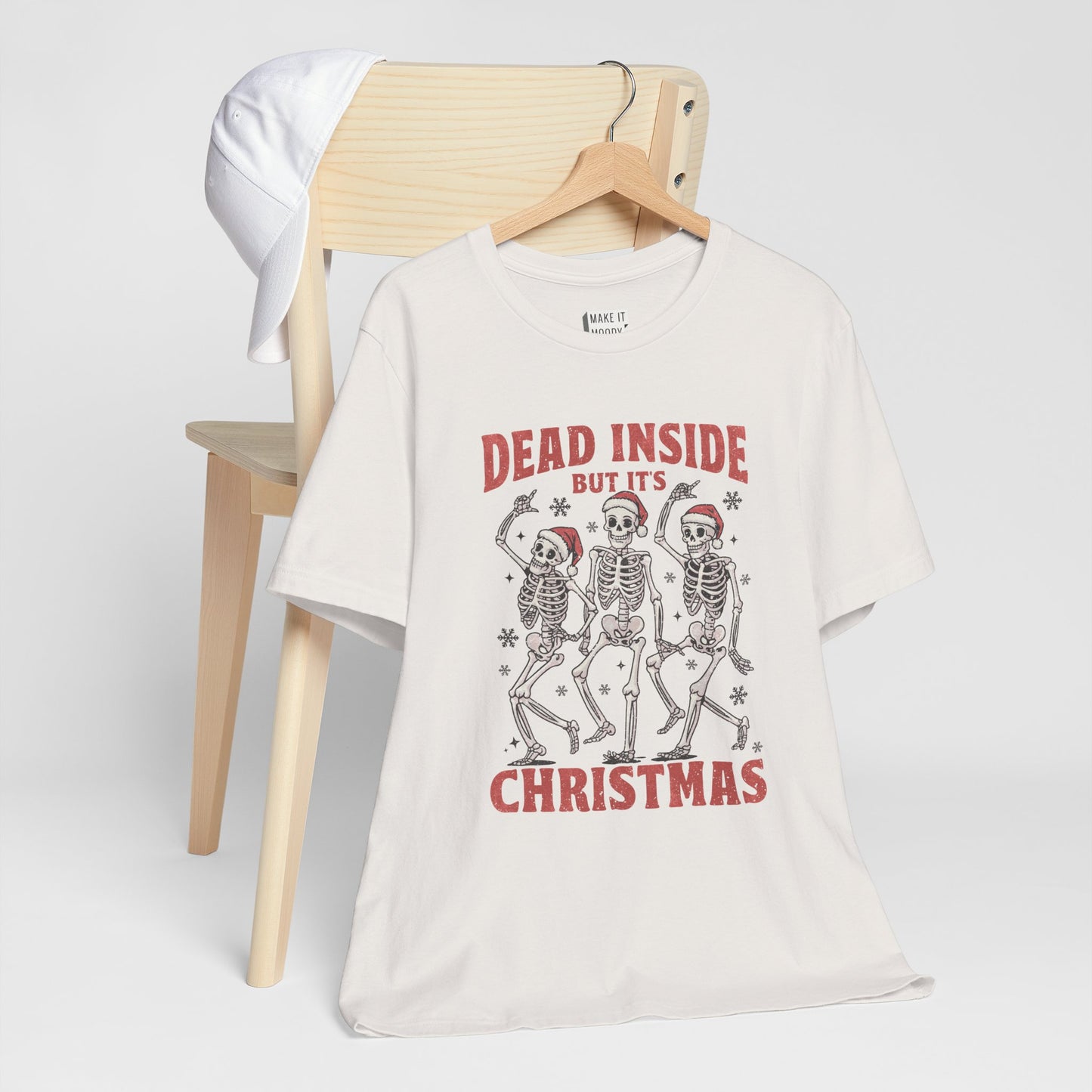 "Dead Inside but It's Christmas" - Funny Christmas T-Shirt