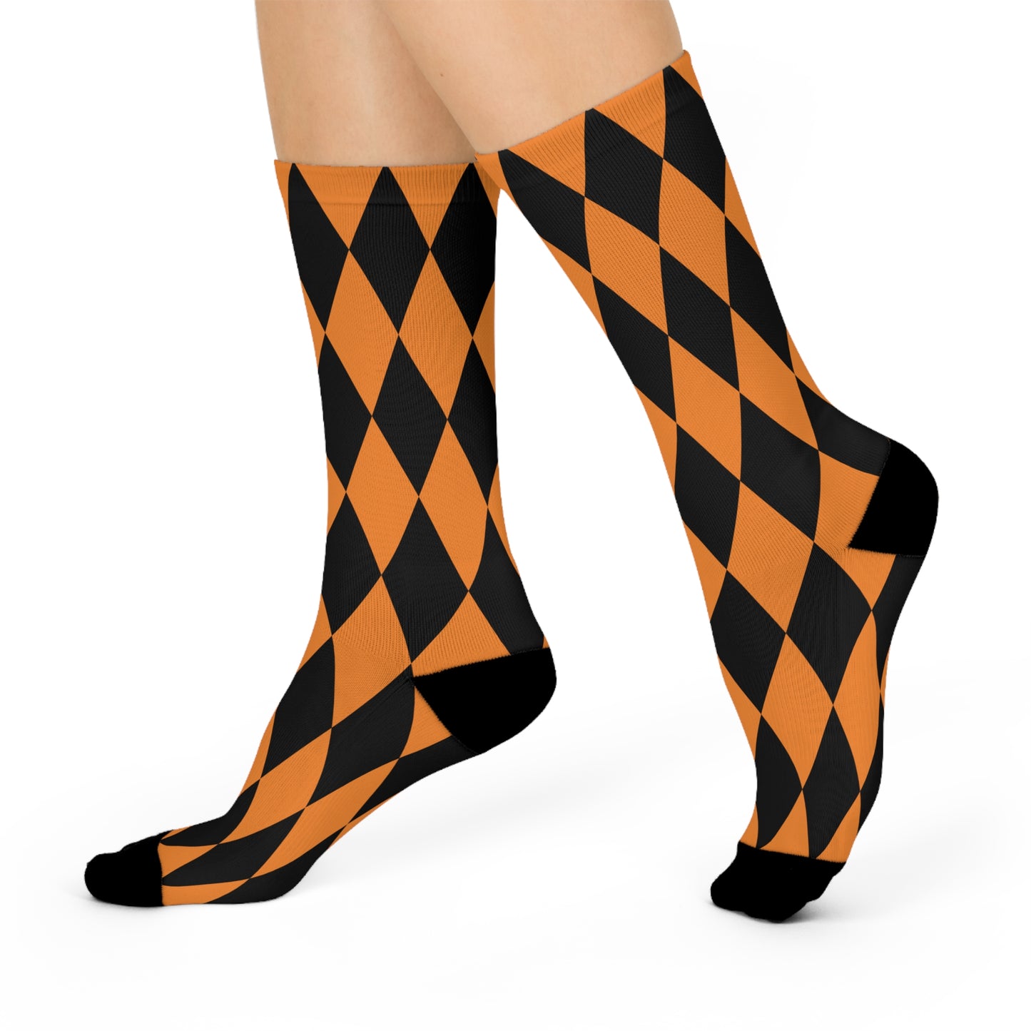 Halloween Argyle - Premium Unisex Crew Socks