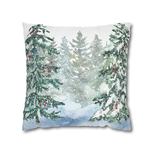 Winter Wonderland Christmas Pillow Cover