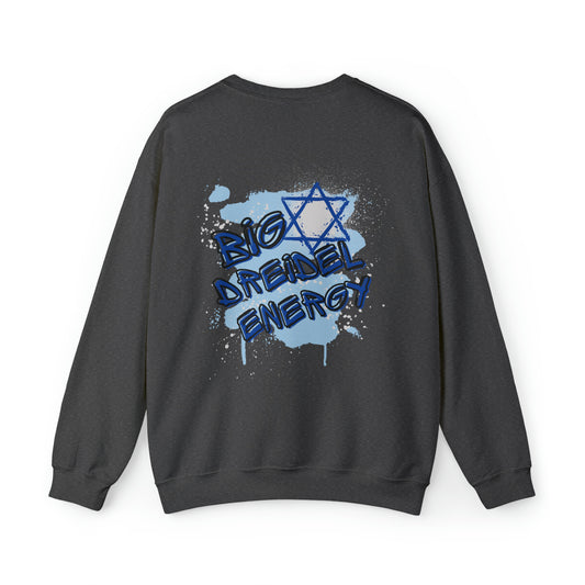 "Big Dreidel Energy" Hanukkah Crewneck Sweatshirt