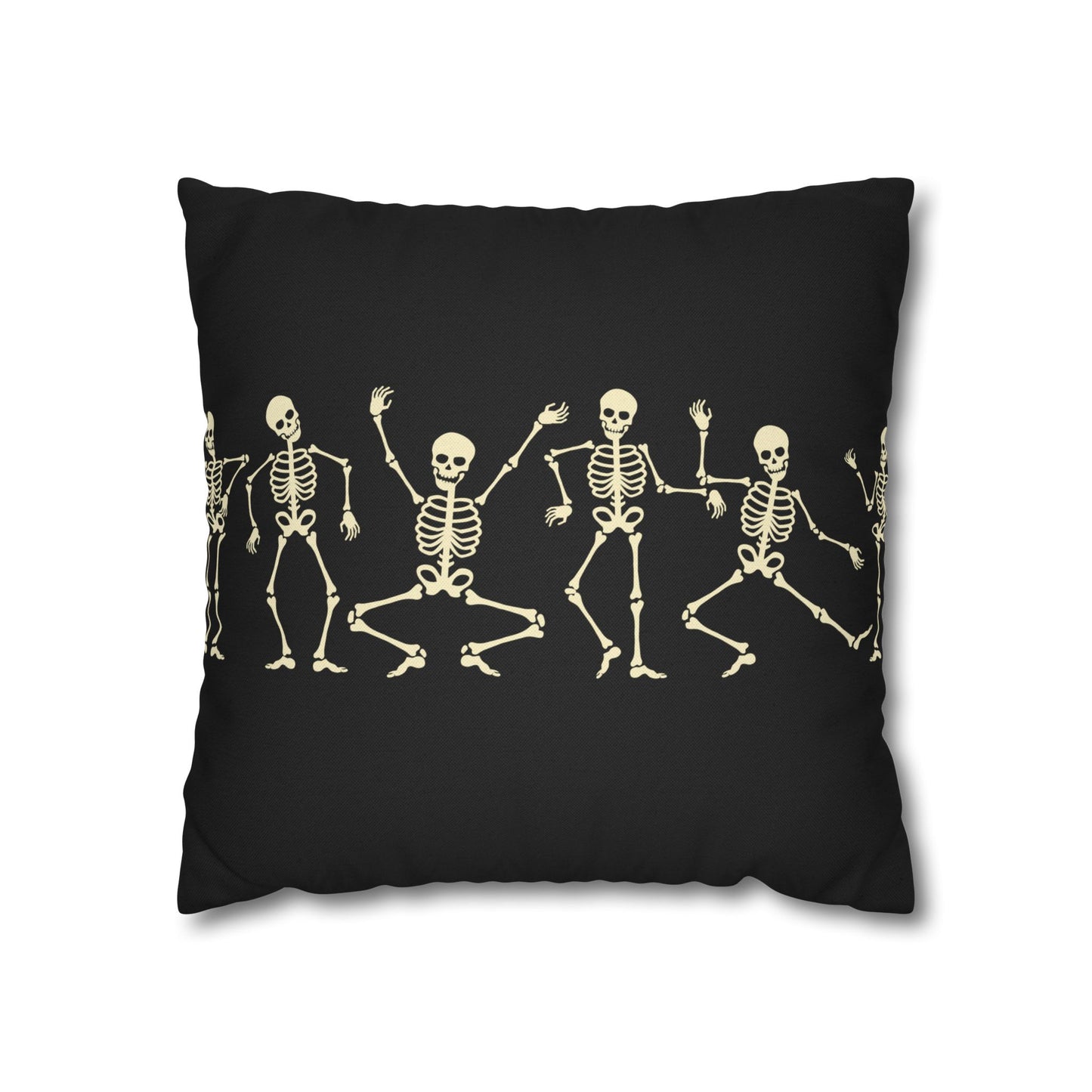 Dancing Skeletons - Halloween Pillow Cover