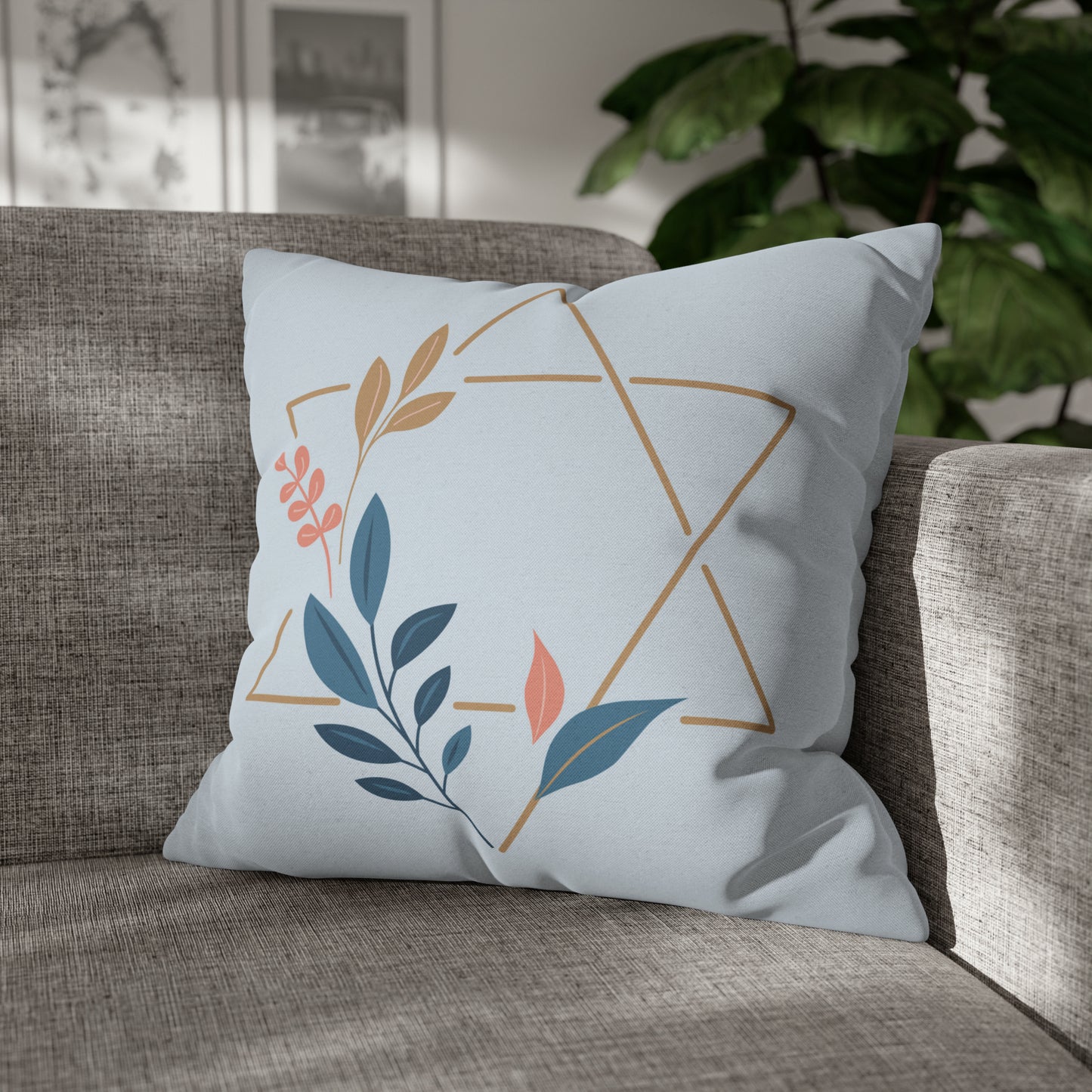 Star of David Hanukkah Pillow Cover