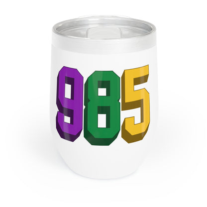 985 Mardi Gras Wine Tumbler, 12oz