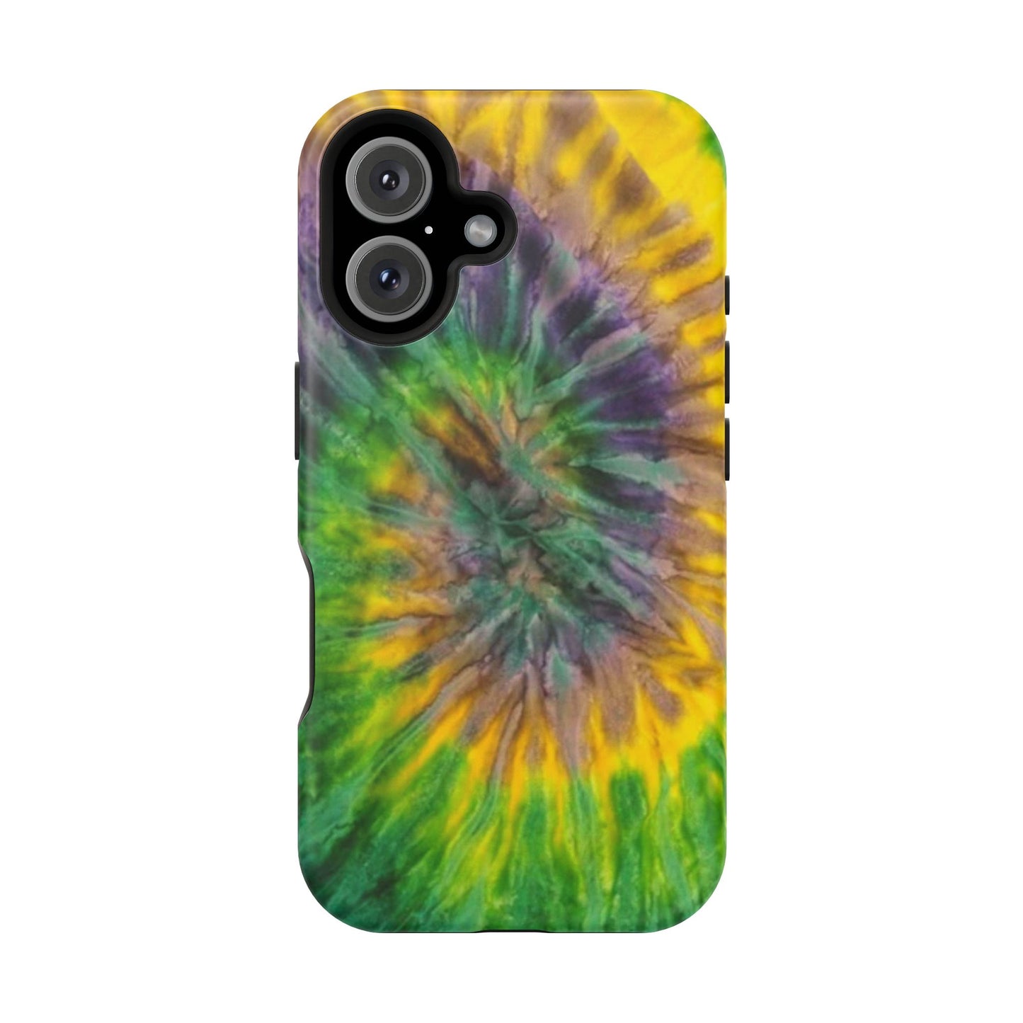 Mardi Gras Tie-Dye Print MagSafe Tough Case for iPhone