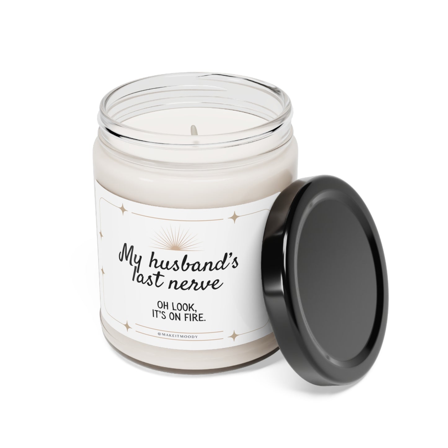 "My Husband's Last Nerve" Scented Soy Candle, 9oz